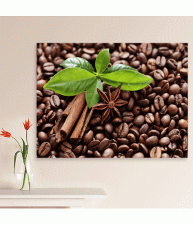 Tablou canvas Coffee beans aroma